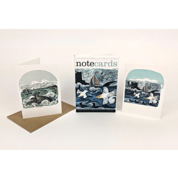 Angela Harding Gannets at Rathlin Island / Seal Song Notecards