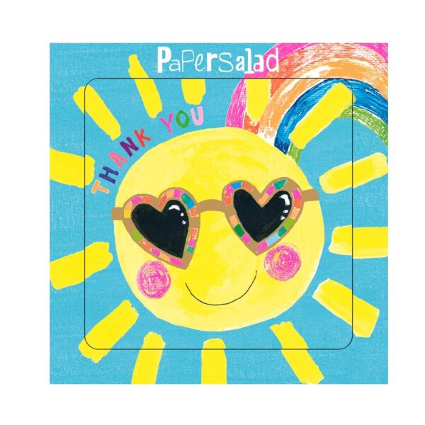 PAPERSALAD SUN NOTECARDS